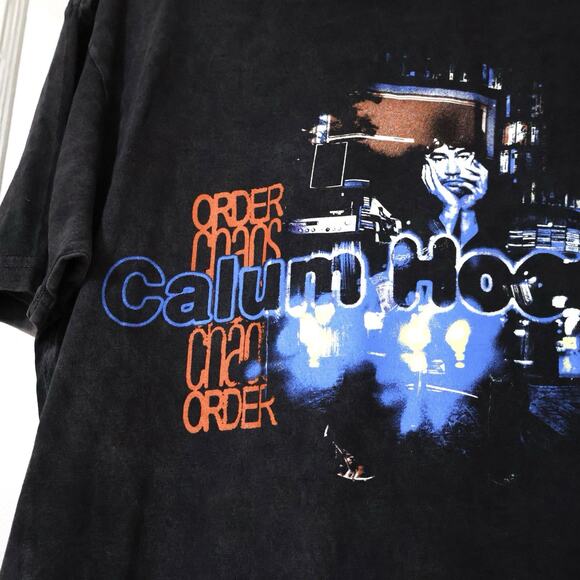 NWT 5SOS Calum Hood Sweetdreams Order Chaos Order Vintage Wash Shirt M - Picture 4 of 6